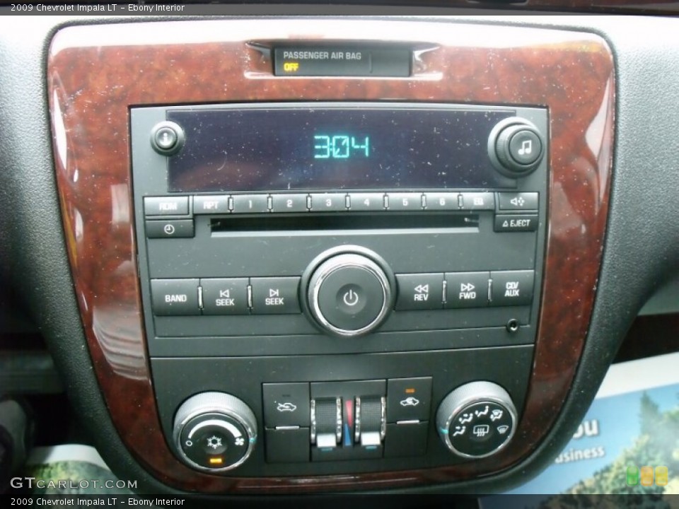 Ebony Interior Audio System for the 2009 Chevrolet Impala LT #68967911