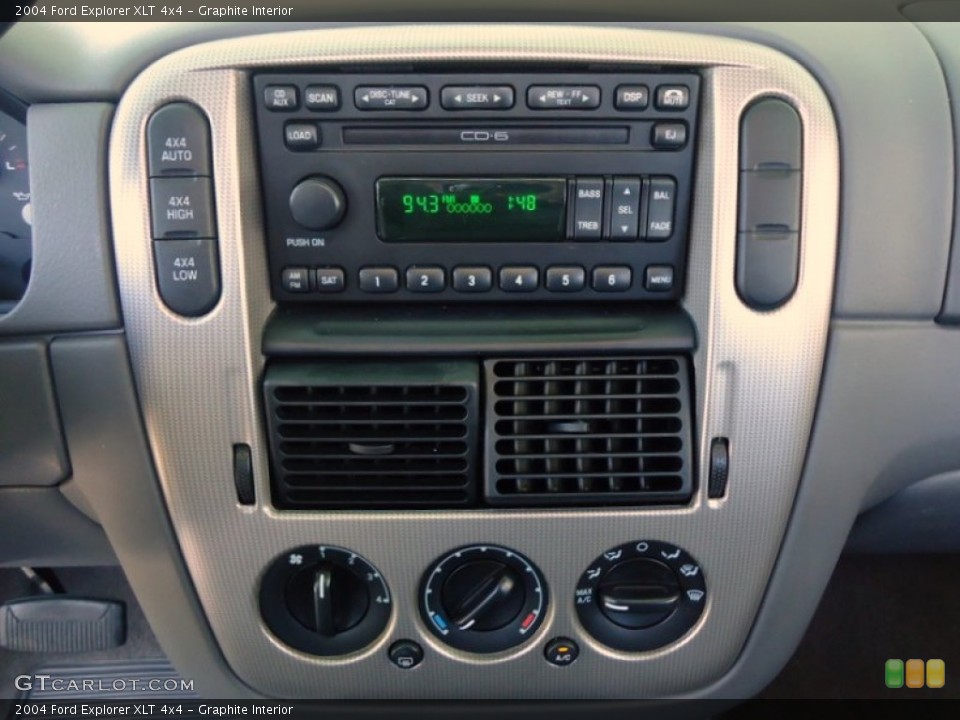 Graphite Interior Controls for the 2004 Ford Explorer XLT 4x4 #68969888