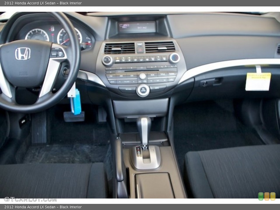 Black Interior Dashboard for the 2012 Honda Accord LX Sedan #68973815