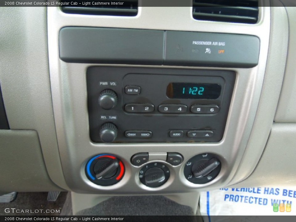 Light Cashmere Interior Audio System for the 2008 Chevrolet Colorado LS Regular Cab #68974478