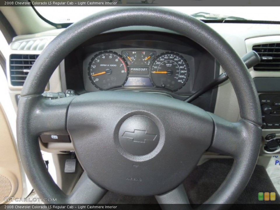 Light Cashmere Interior Steering Wheel for the 2008 Chevrolet Colorado LS Regular Cab #68974487