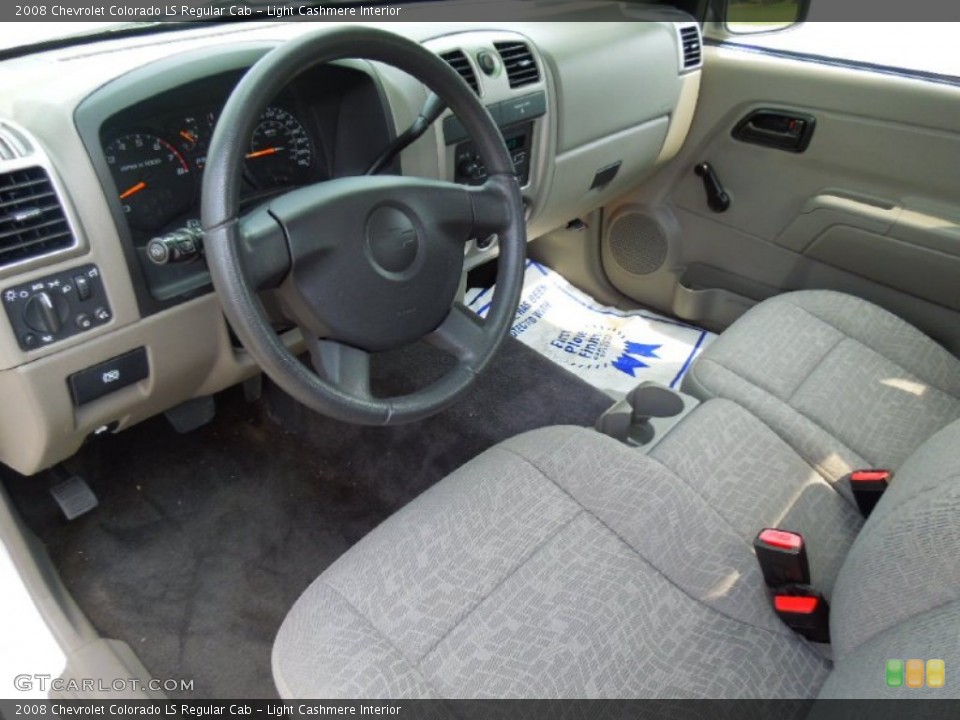 Light Cashmere Interior Prime Interior for the 2008 Chevrolet Colorado LS Regular Cab #68974559