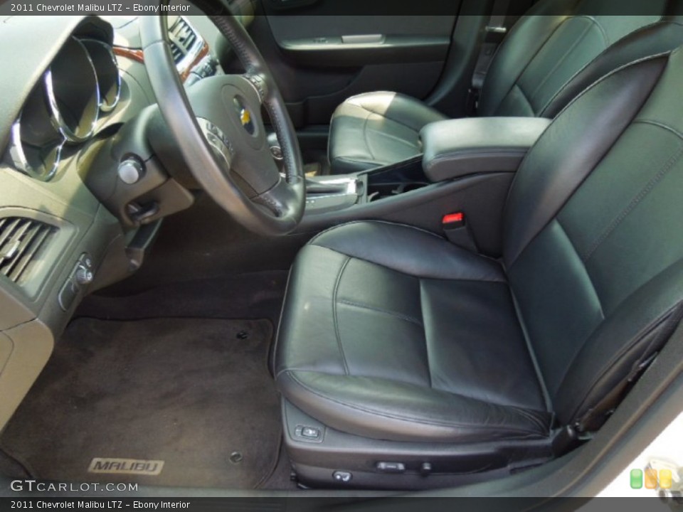 Ebony Interior Photo for the 2011 Chevrolet Malibu LTZ #68975972