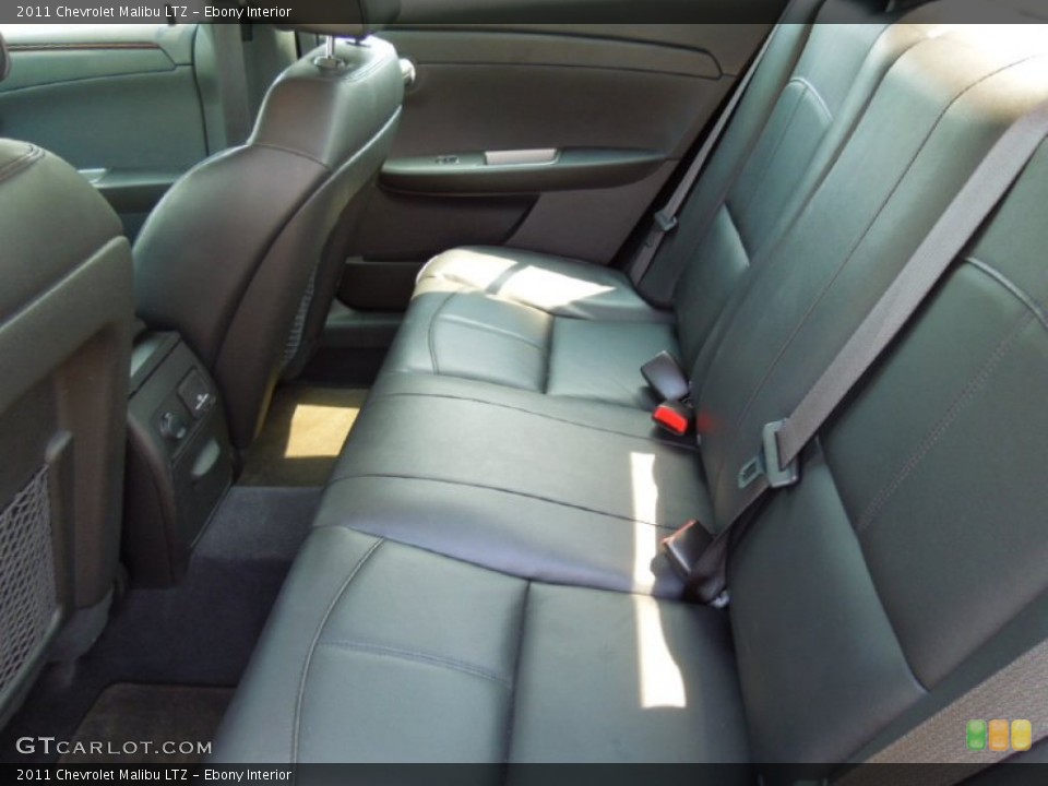 Ebony Interior Rear Seat for the 2011 Chevrolet Malibu LTZ #68976035