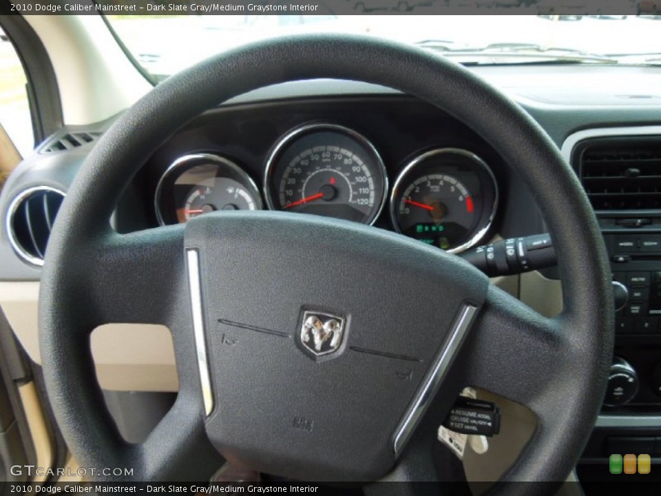 Dark Slate Gray/Medium Graystone Interior Steering Wheel for the 2010 Dodge Caliber Mainstreet #68976473