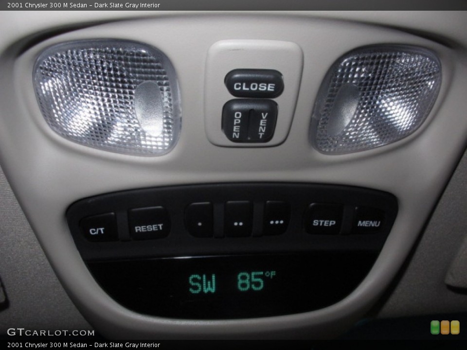Dark Slate Gray Interior Controls for the 2001 Chrysler 300 M Sedan #68976809
