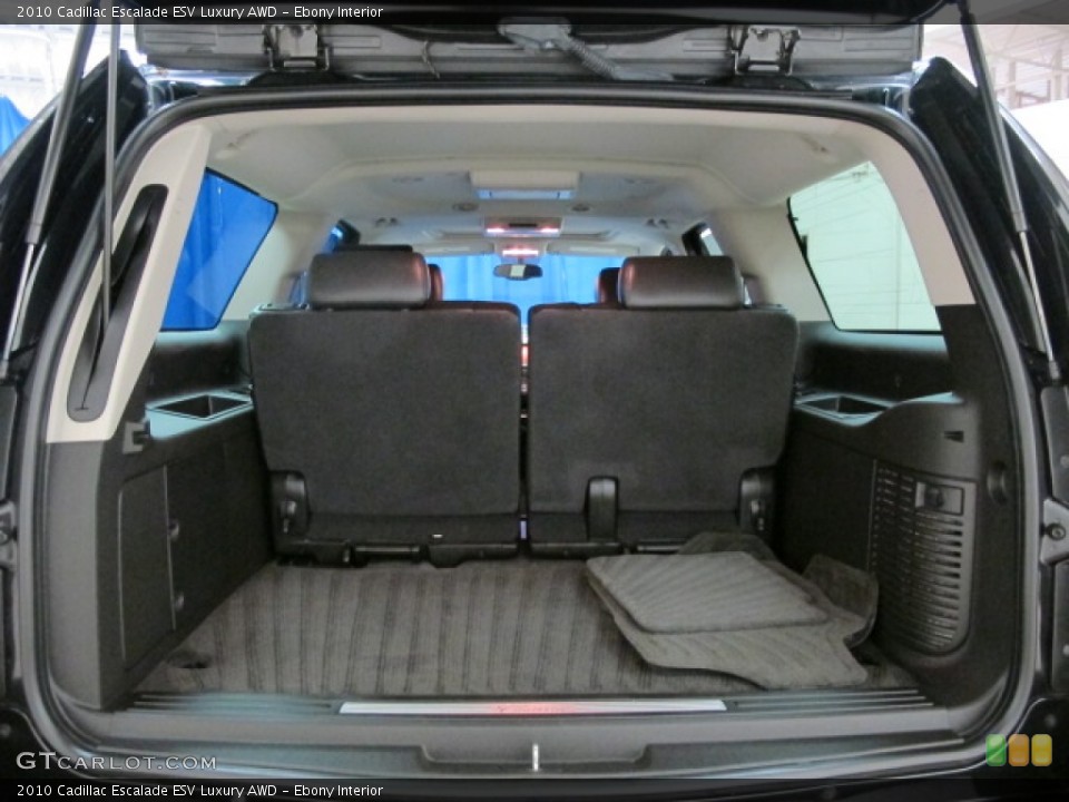 Ebony Interior Trunk for the 2010 Cadillac Escalade ESV Luxury AWD #68977118