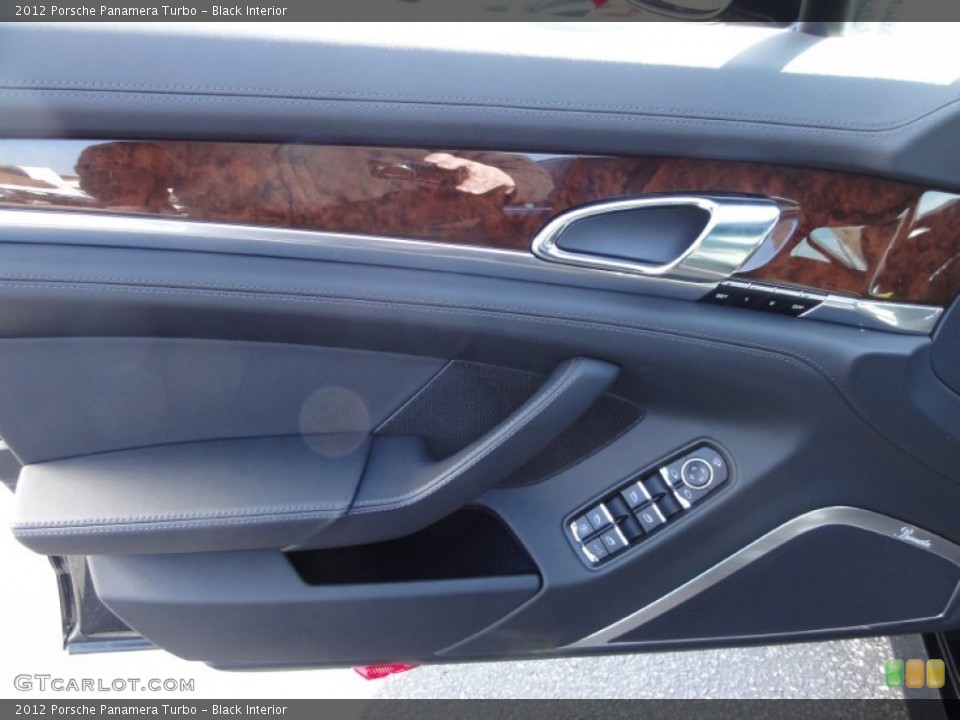Black Interior Door Panel for the 2012 Porsche Panamera Turbo #68977397
