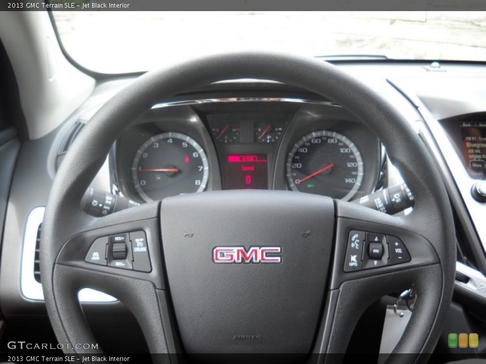 Jet Black Interior Steering Wheel for the 2013 GMC Terrain SLE #68978021