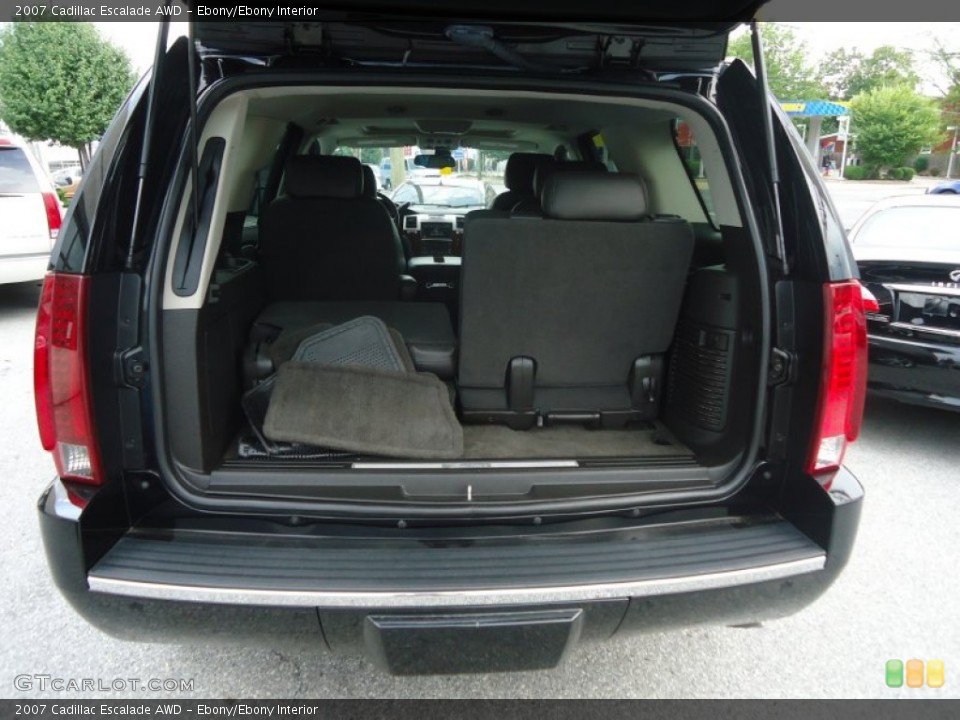 Ebony/Ebony Interior Trunk for the 2007 Cadillac Escalade AWD #68978486
