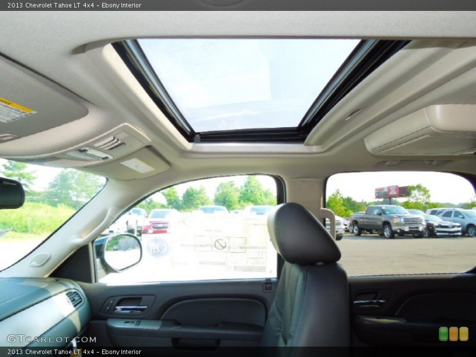 Ebony Interior Sunroof for the 2013 Chevrolet Tahoe LT 4x4 #68979374