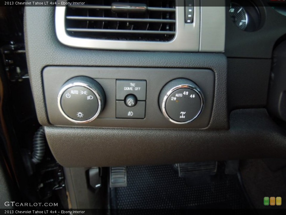 Ebony Interior Controls for the 2013 Chevrolet Tahoe LT 4x4 #68979389