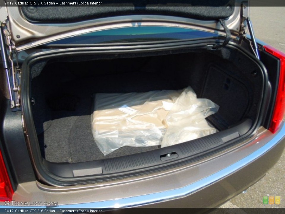 Cashmere/Cocoa Interior Trunk for the 2012 Cadillac CTS 3.6 Sedan #68979722