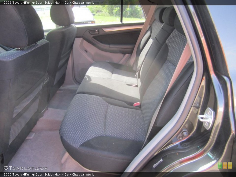 Dark Charcoal Interior Rear Seat for the 2006 Toyota 4Runner Sport Edition 4x4 #68982914