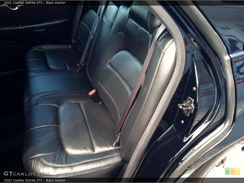 Black Interior Rear Seat for the 2002 Cadillac DeVille DTS #68986718