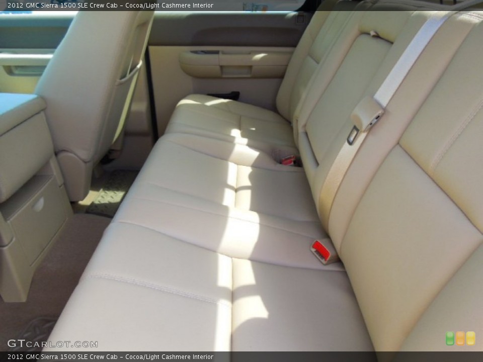Cocoa/Light Cashmere Interior Rear Seat for the 2012 GMC Sierra 1500 SLE Crew Cab #68988646