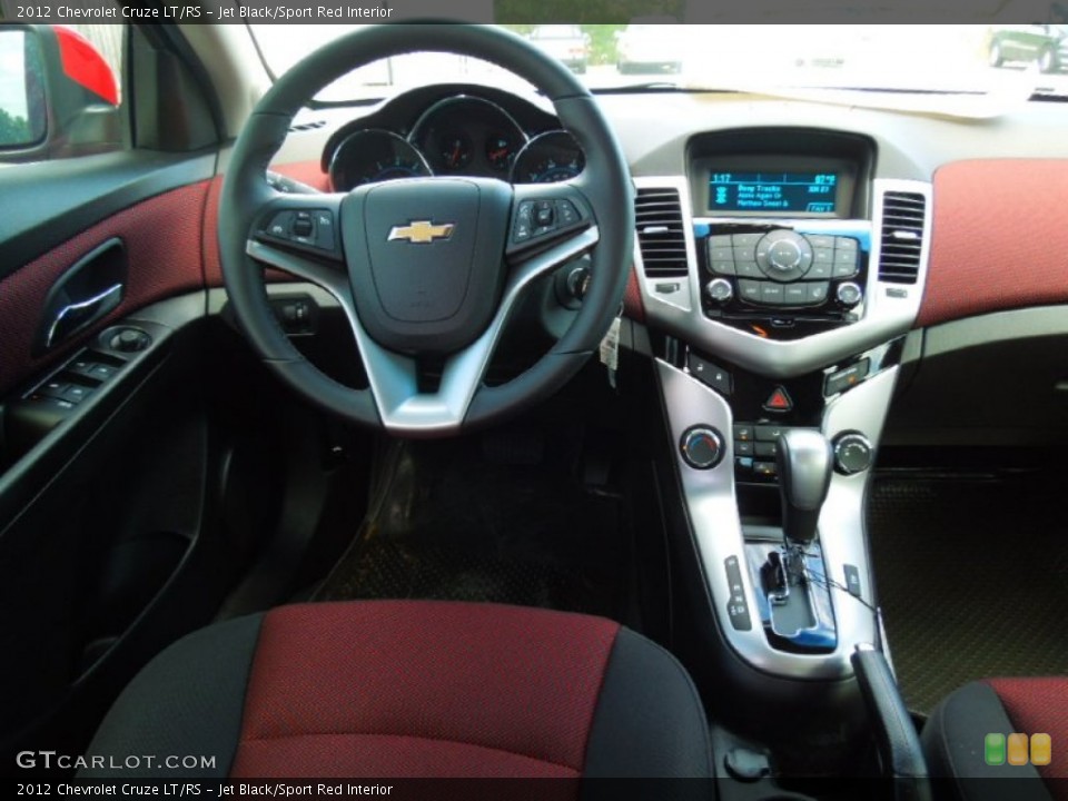 Jet Black/Sport Red Interior Dashboard for the 2012 Chevrolet Cruze LT/RS #68989384