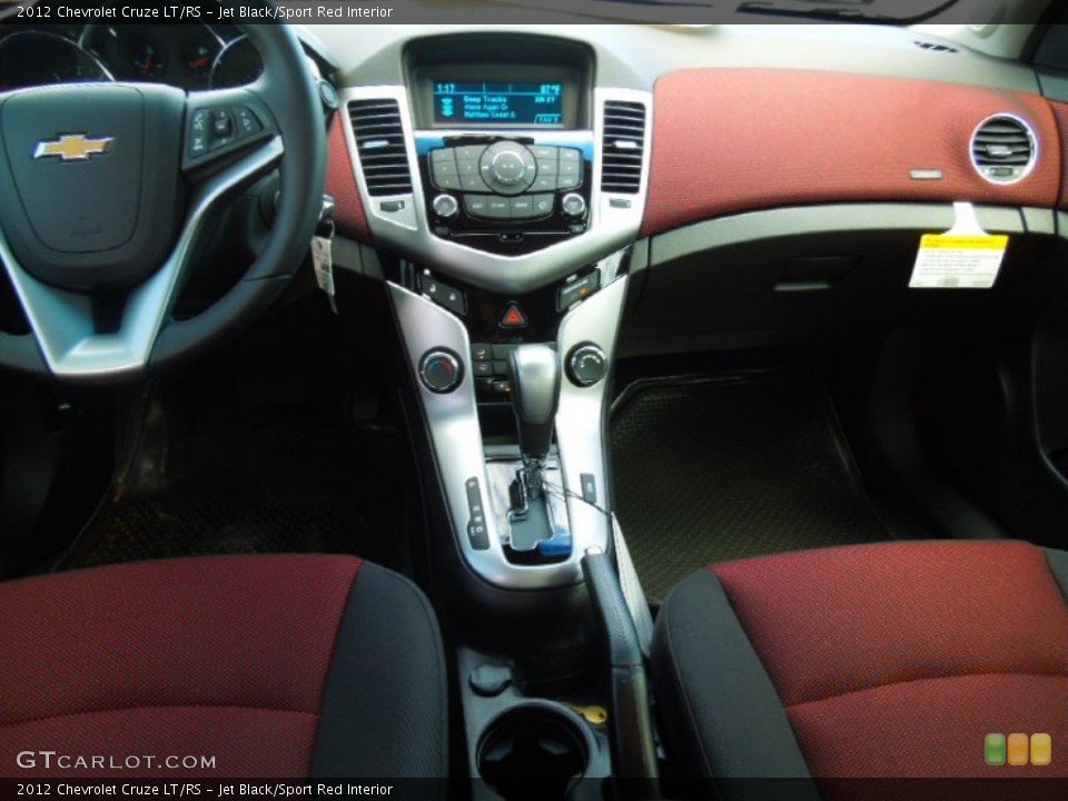 Jet Black/Sport Red Interior Dashboard for the 2012 Chevrolet Cruze LT/RS #68989393