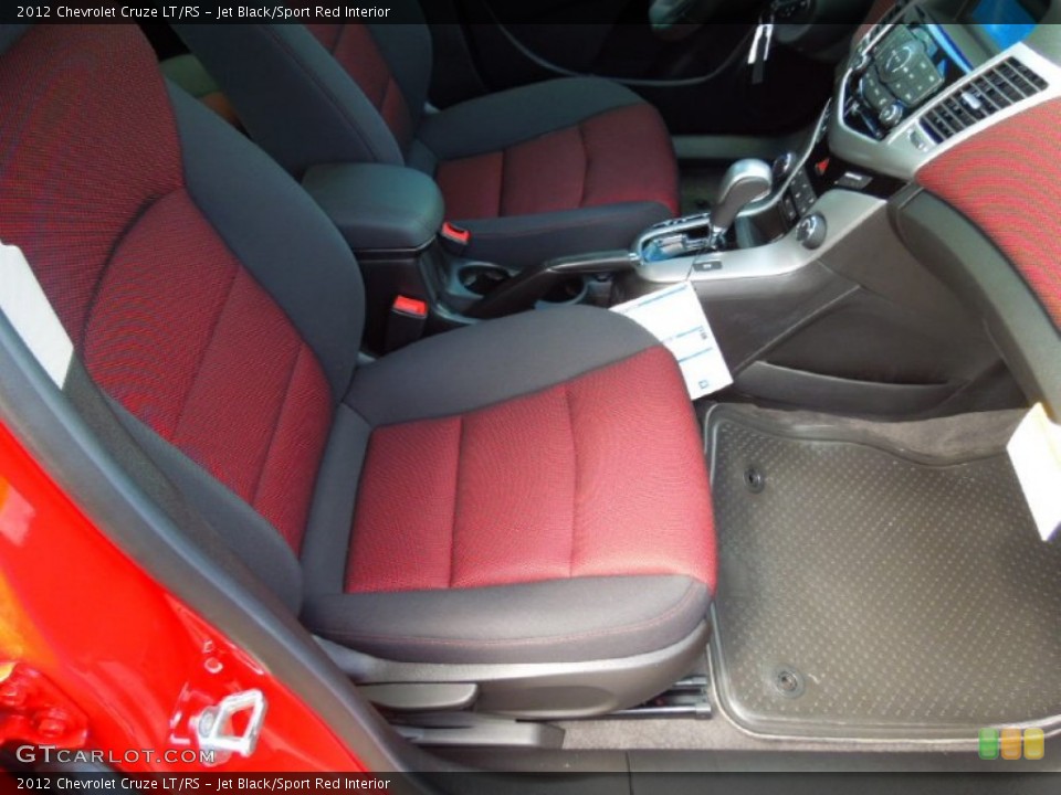 Jet Black/Sport Red Interior Photo for the 2012 Chevrolet Cruze LT/RS #68989420