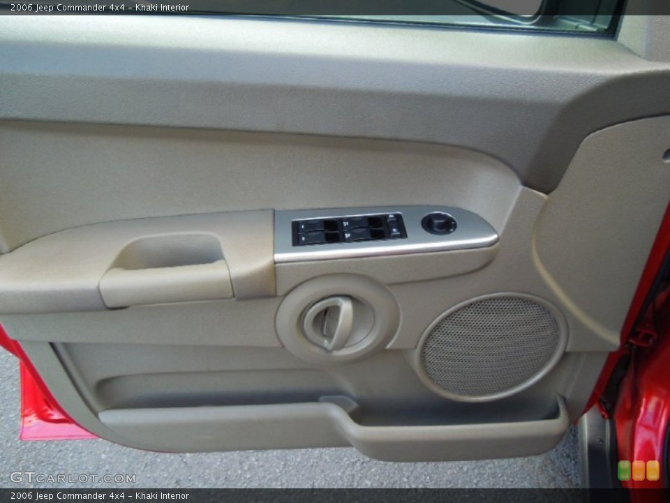 Khaki Interior Door Panel for the 2006 Jeep Commander 4x4 #68989792