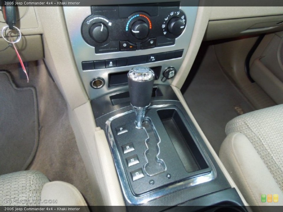 Khaki Interior Transmission for the 2006 Jeep Commander 4x4 #68989810