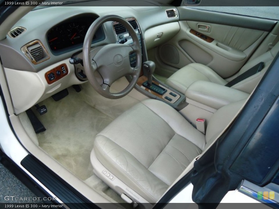 Ivory 1999 Lexus ES Interiors