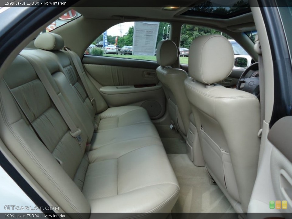 Ivory Interior Rear Seat for the 1999 Lexus ES 300 #68990041