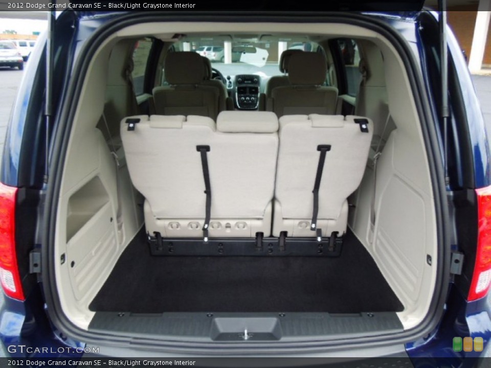 Black/Light Graystone Interior Trunk for the 2012 Dodge Grand Caravan SE #68990110