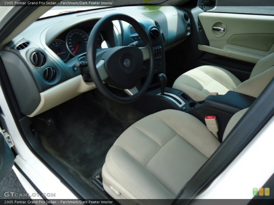 Parchment/Dark Pewter Interior Prime Interior for the 2005 Pontiac Grand Prix Sedan #68990204