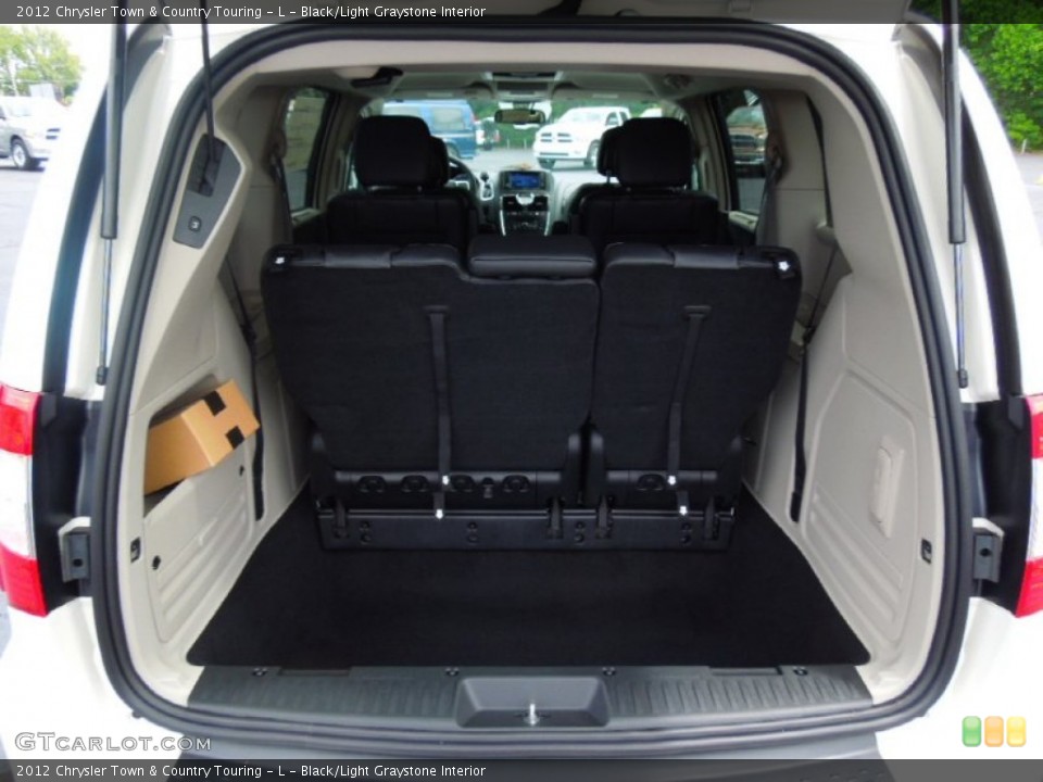 Black/Light Graystone Interior Trunk for the 2012 Chrysler Town & Country Touring - L #68990605