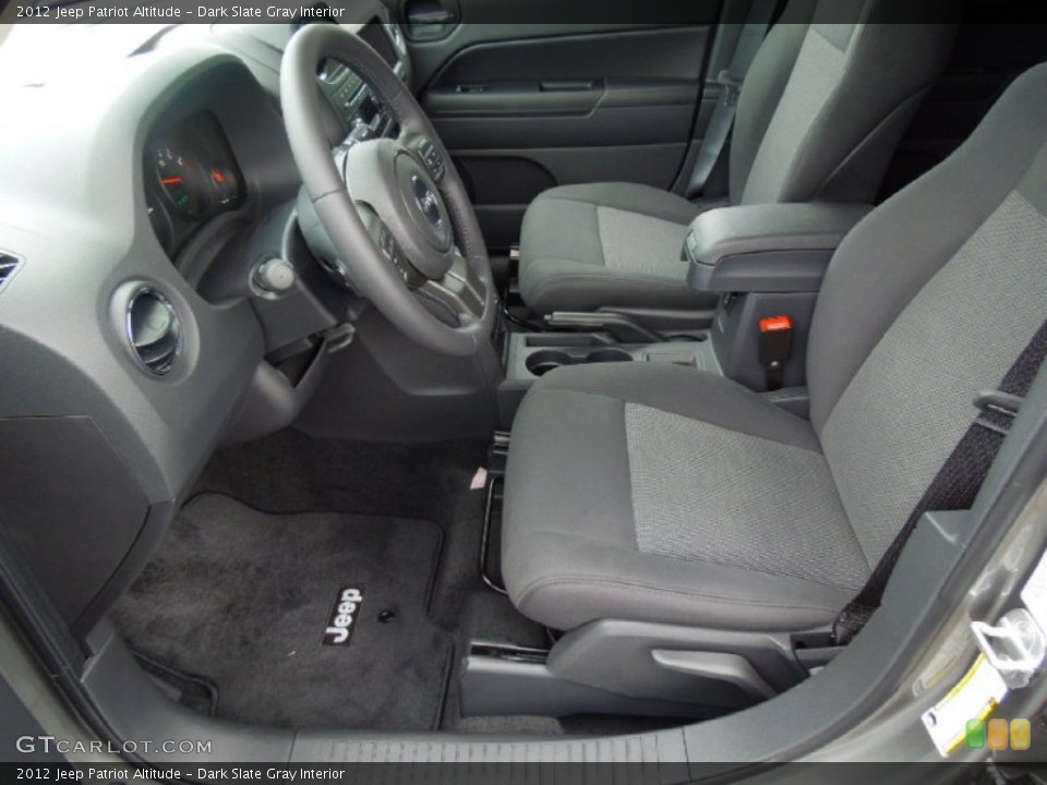 Dark Slate Gray Interior Photo for the 2012 Jeep Patriot Altitude #68991202