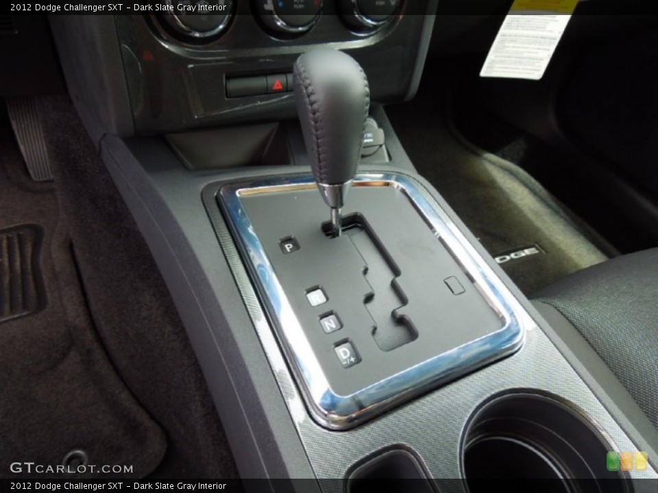 Dark Slate Gray Interior Transmission for the 2012 Dodge Challenger SXT #68992618