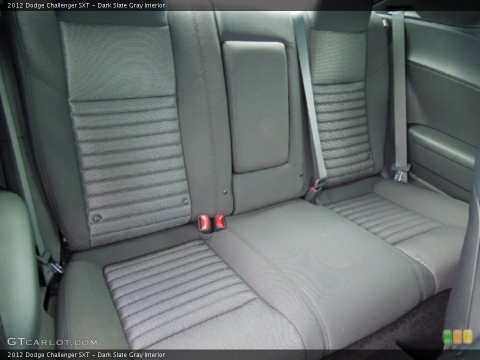 Dark Slate Gray Interior Rear Seat for the 2012 Dodge Challenger SXT #68992678