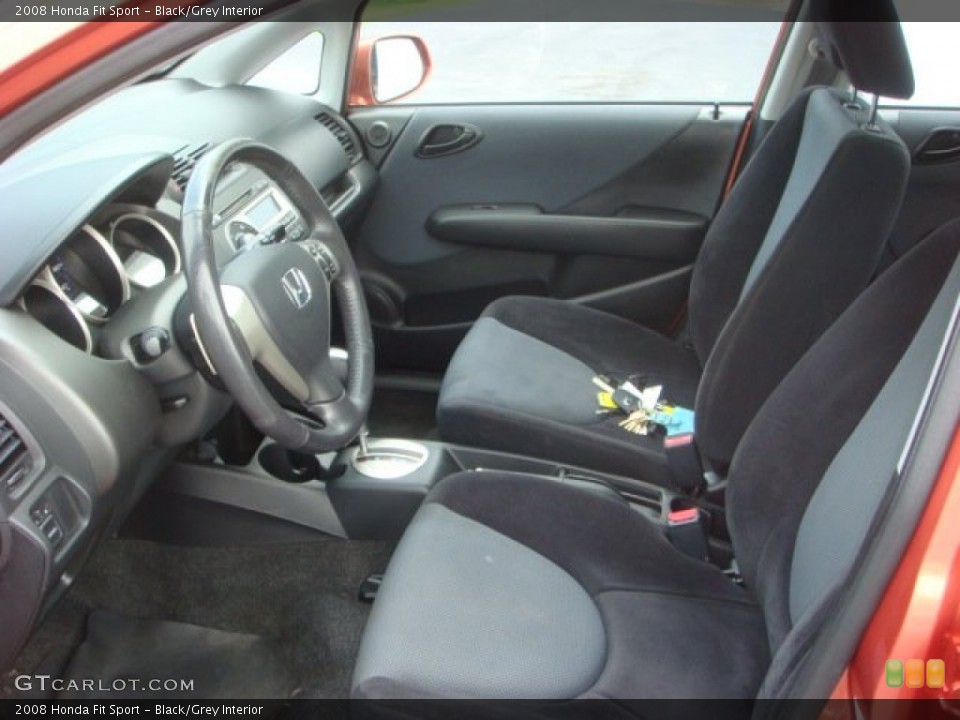 Black/Grey Interior Photo for the 2008 Honda Fit Sport #68993488