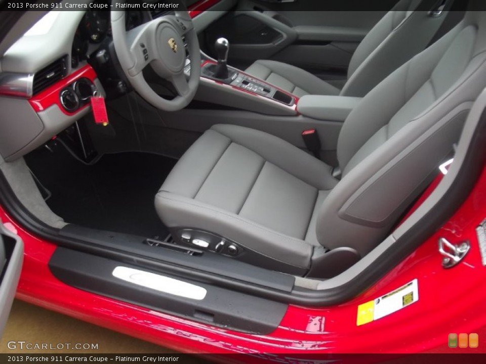Platinum Grey Interior Photo for the 2013 Porsche 911 Carrera Coupe #68993626