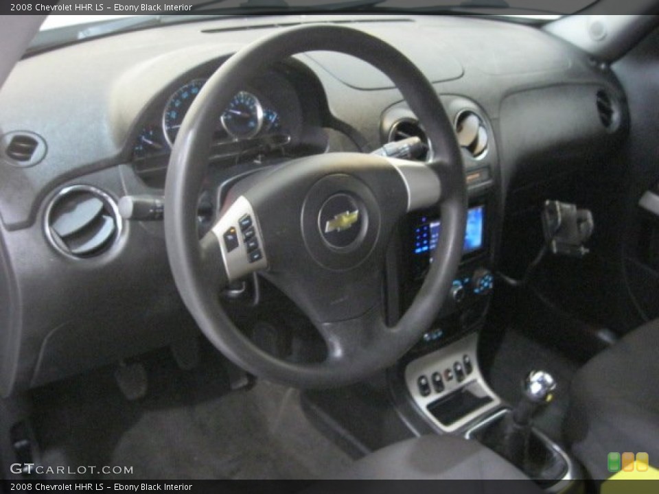 Ebony Black Interior Dashboard for the 2008 Chevrolet HHR LS #68993704