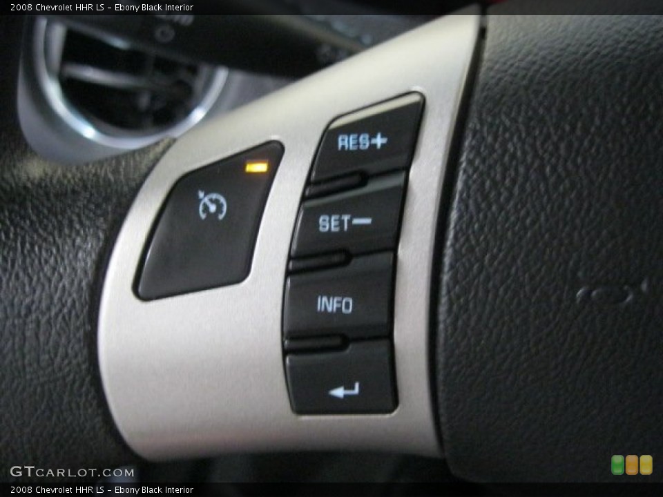 Ebony Black Interior Controls for the 2008 Chevrolet HHR LS #68993713