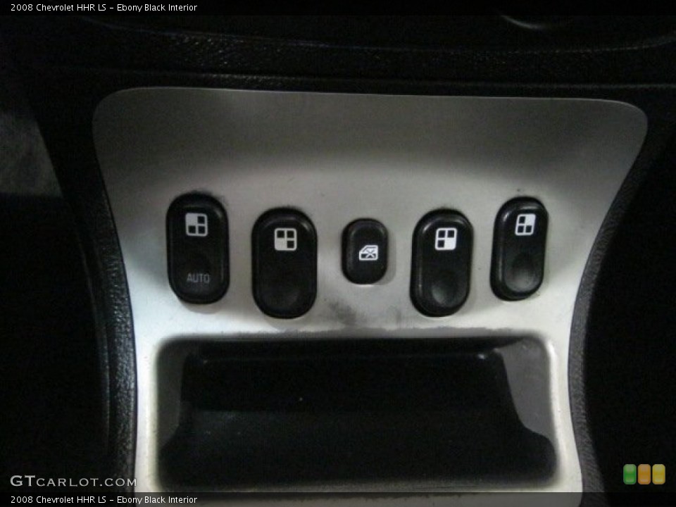 Ebony Black Interior Controls for the 2008 Chevrolet HHR LS #68993758