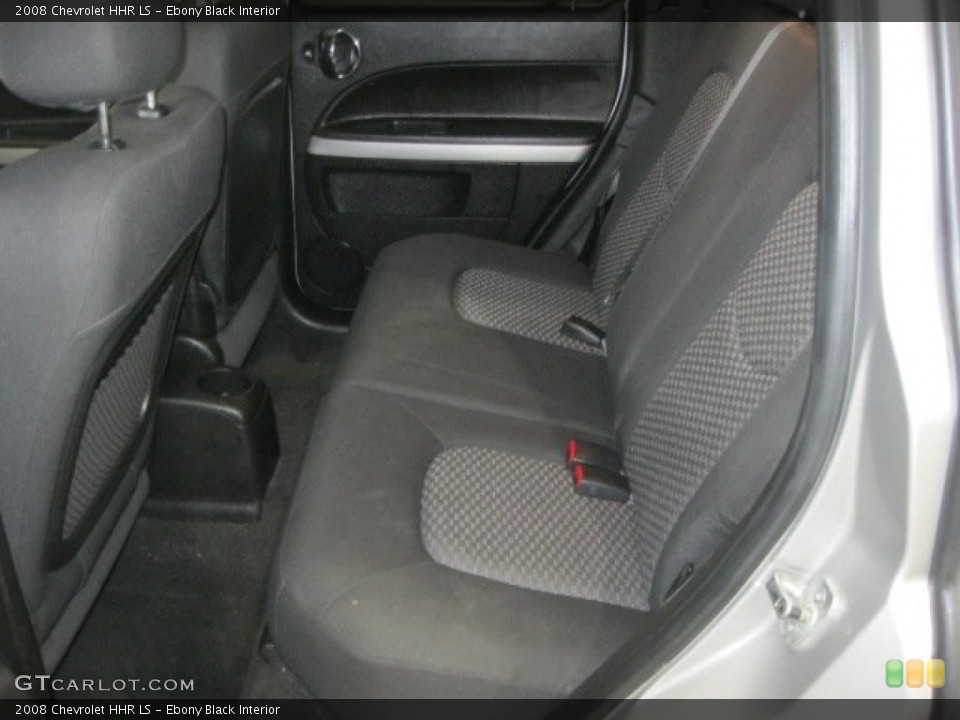 Ebony Black Interior Rear Seat for the 2008 Chevrolet HHR LS #68993800