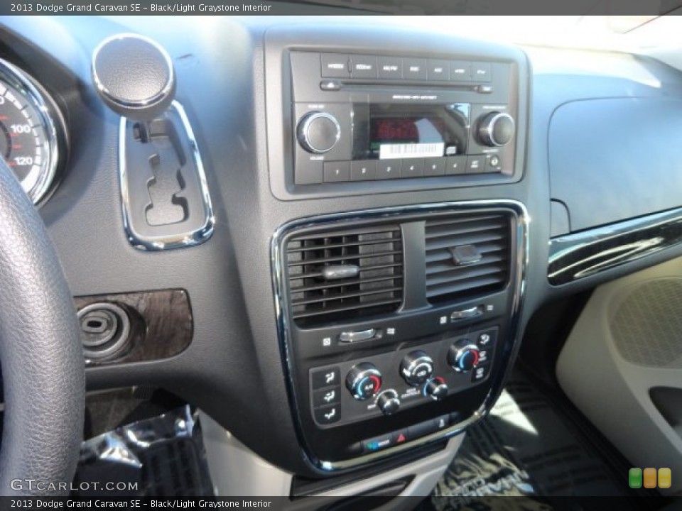 Black/Light Graystone Interior Controls for the 2013 Dodge Grand Caravan SE #68995057