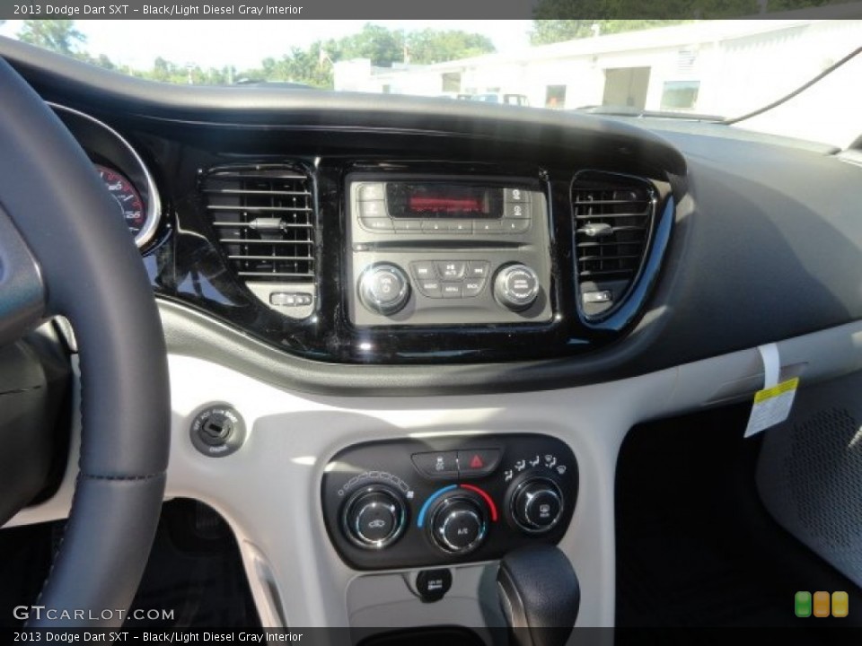 Black/Light Diesel Gray Interior Controls for the 2013 Dodge Dart SXT #68995153