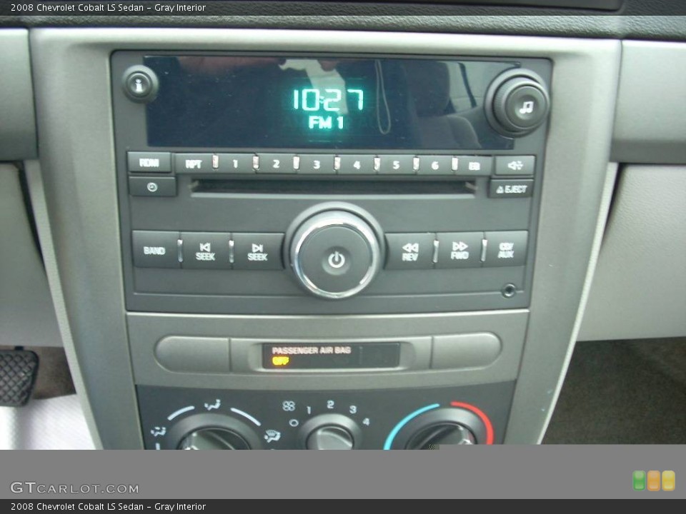 Gray Interior Audio System for the 2008 Chevrolet Cobalt LS Sedan #68995462