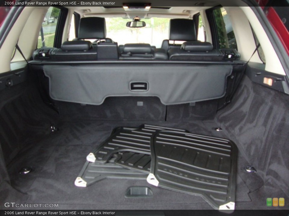 Ebony Black Interior Trunk for the 2006 Land Rover Range Rover Sport HSE #68996317
