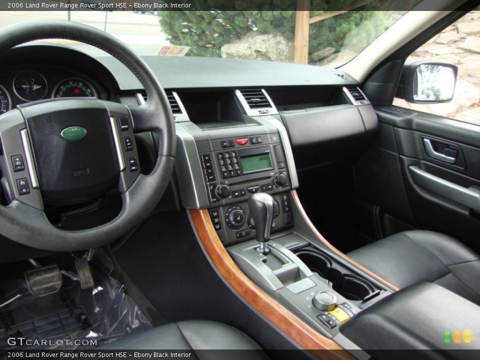 Ebony Black 2006 Land Rover Range Rover Sport Interiors