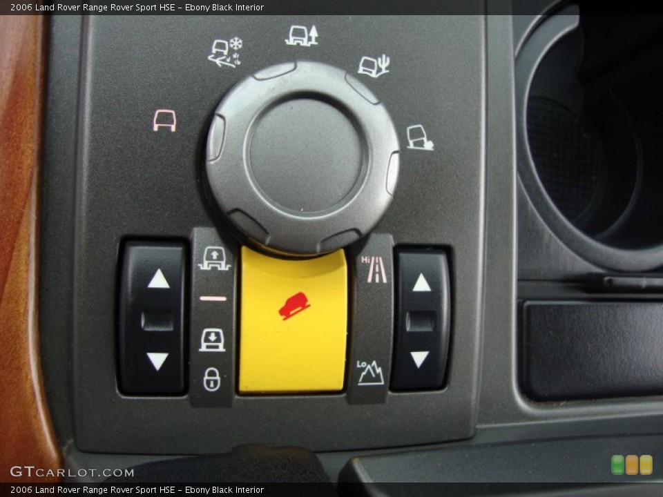 Ebony Black Interior Controls for the 2006 Land Rover Range Rover Sport HSE #68996477