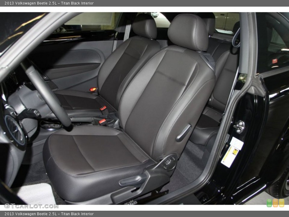 Titan Black Interior Front Seat for the 2013 Volkswagen Beetle 2.5L #68996521