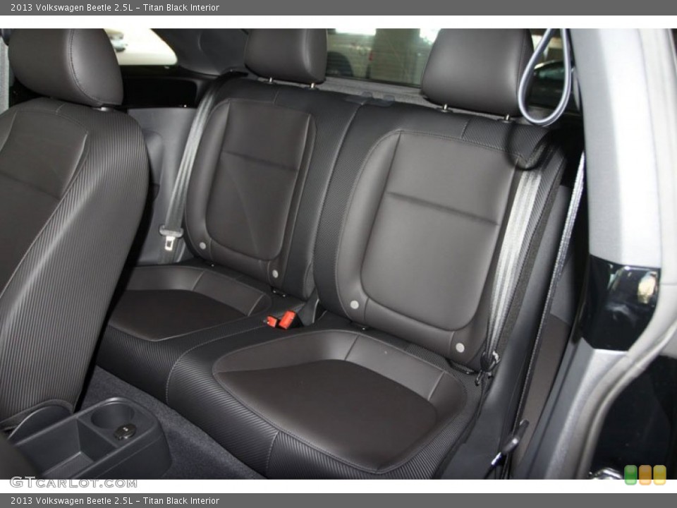 Titan Black Interior Rear Seat for the 2013 Volkswagen Beetle 2.5L #68996530