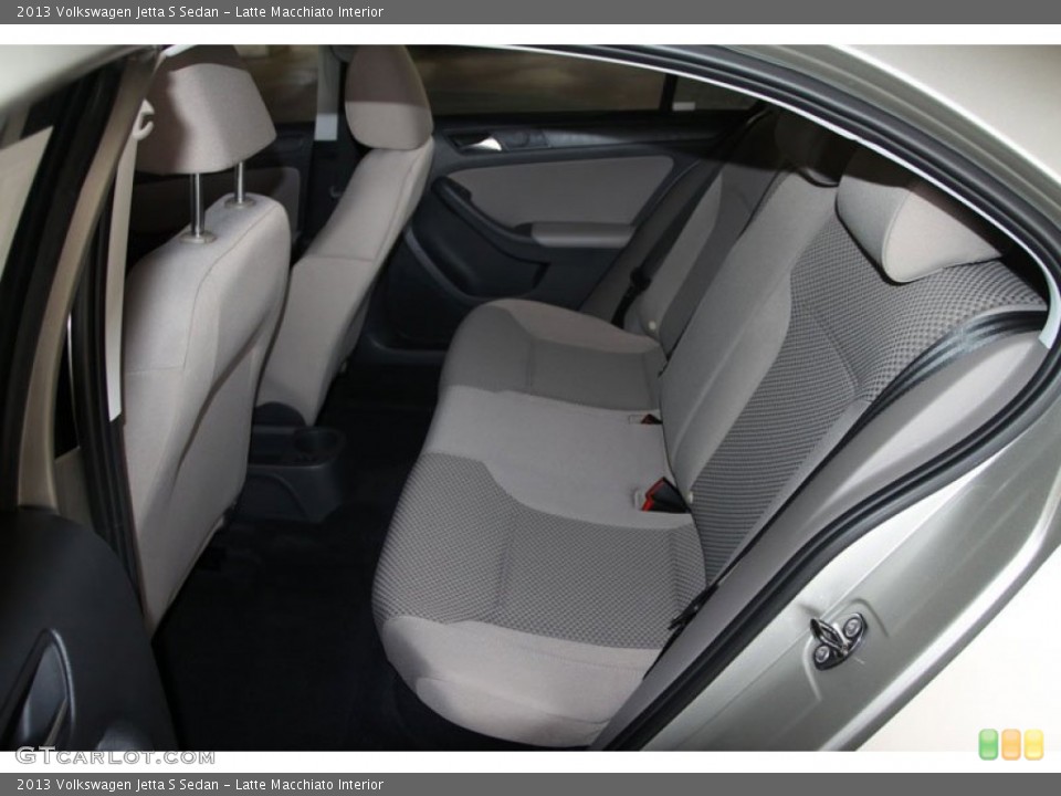 Latte Macchiato Interior Rear Seat for the 2013 Volkswagen Jetta S Sedan #68997232