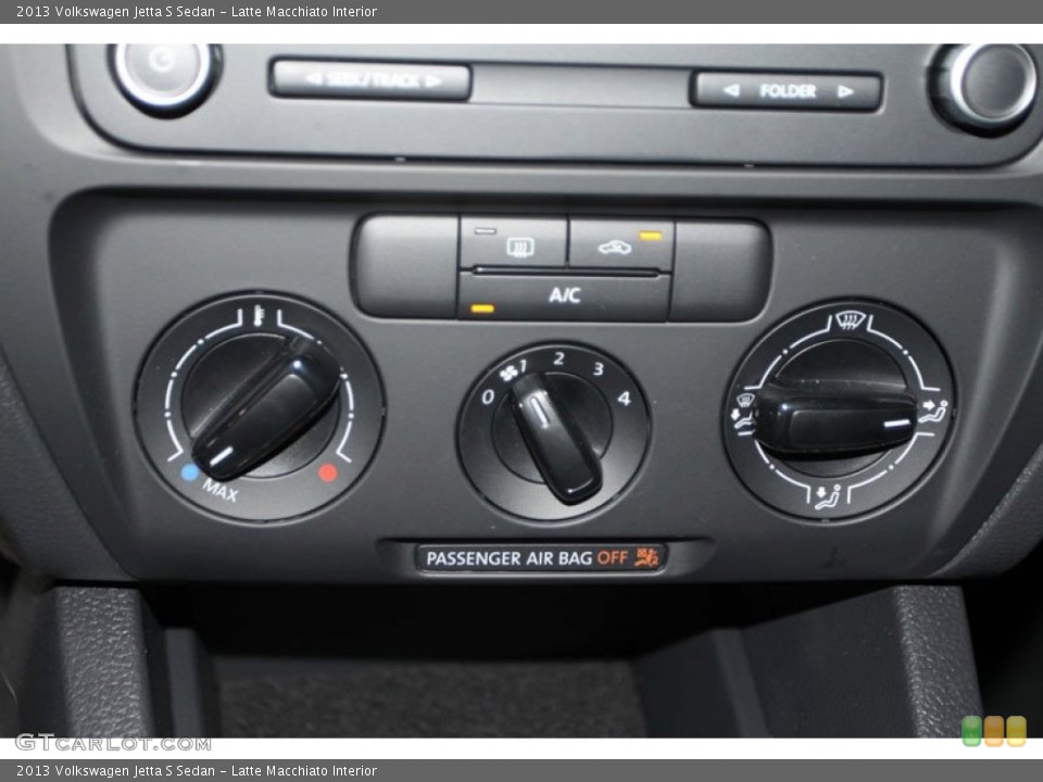 Latte Macchiato Interior Controls for the 2013 Volkswagen Jetta S Sedan #68997268