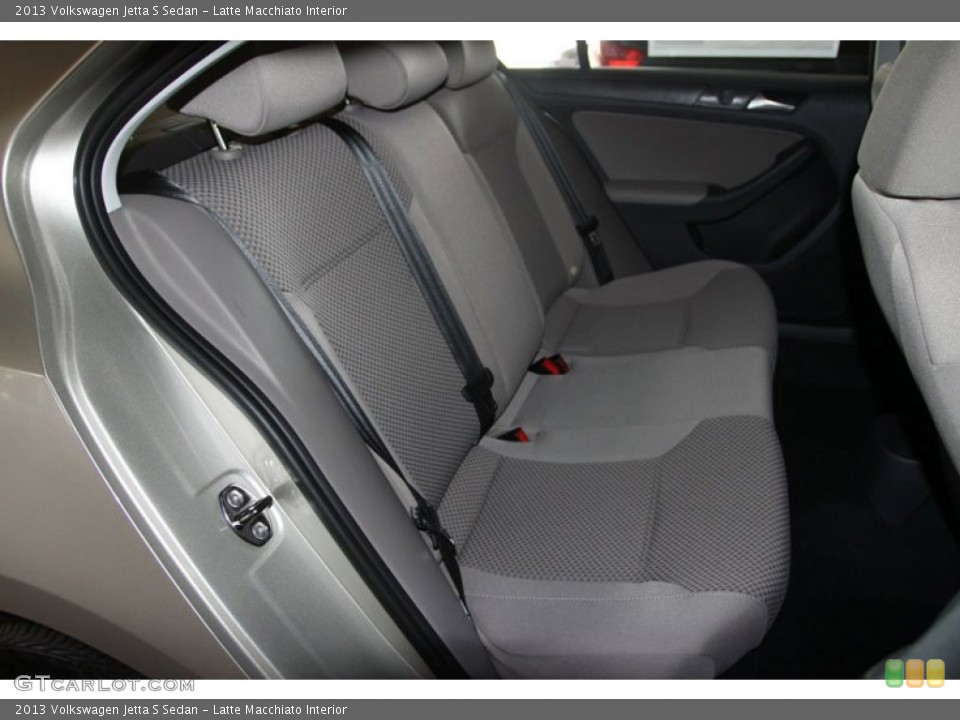 Latte Macchiato Interior Rear Seat for the 2013 Volkswagen Jetta S Sedan #68997310